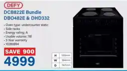 Incredible Connection DEFY DCB822E Bundle DBO482E & DHD332 offer