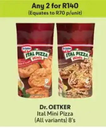 Makro Dr. OETKER Ital Mini Pizza offer