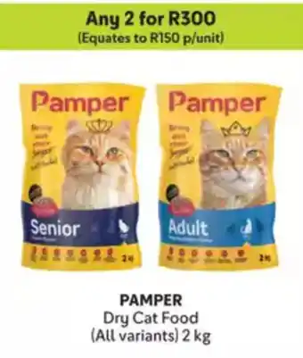 Makro PAMPER Dry Cat Food offer