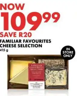 Woolworths Familiar favourites cheese selection offer
