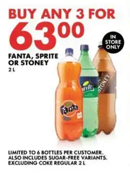 Woolworths Fanta, Sprite or Stoney offer