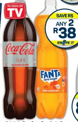 Pick n Pay Hypermarket Coca-Cola Light, Zero, Fanta Zero, Sprite Zero or Stoney Ginger Beer Zero offer