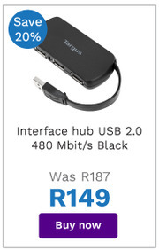 First Shop Targus Interface Hub USB 2.0 480 Mbit/s (Black) offer