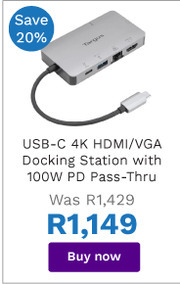 First Shop Targus USB-C 4K HDMI/VGA Docking Station With 100W PD Pass-Thru offer