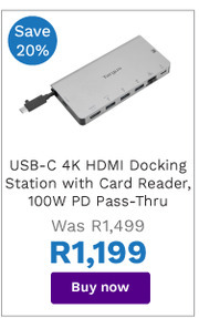 First Shop Targus USB-C 4K HDMI Docking Station With Card Reader 100W PD Pass-Thru offer