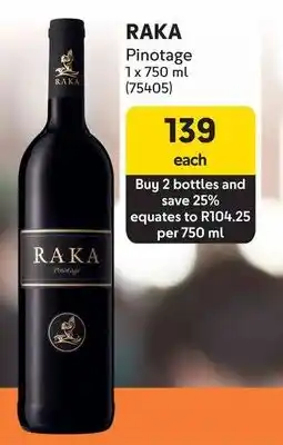Makro RAKA Pinotage offer