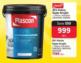 Makro Plascon Polvin Super Acrylic offer