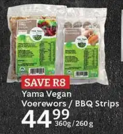 Oxford Freshmarket Yama Vegan Voerewors / BBQ Strips offer