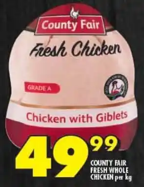 Shoprite County fair fresh whole chicken offer