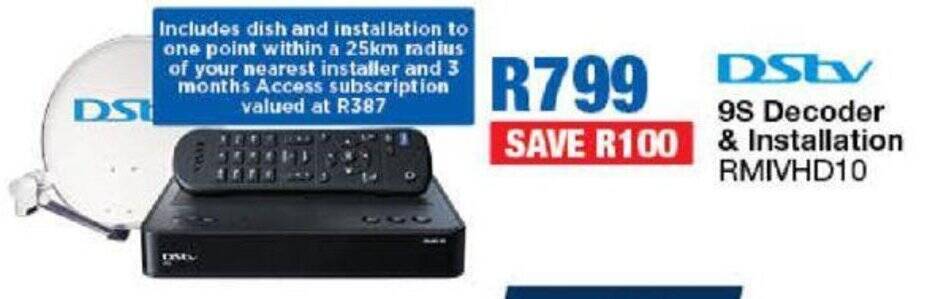 9S Decoder Installation RMIVHD10 offer at OK Furniture