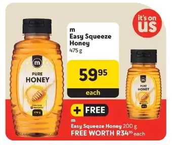 Makro m Easy Squeeze Honey offer