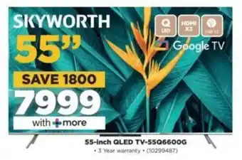 HiFi Corp SKYWORTH 55-inch QLED TV-55Q6600G offer