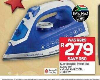 Pick n Pay Russell hobbs iron offer
