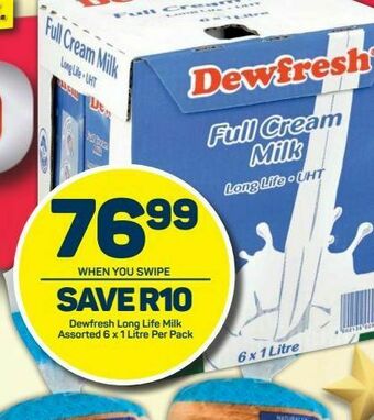 Pick n Pay Dewfresh milk offer