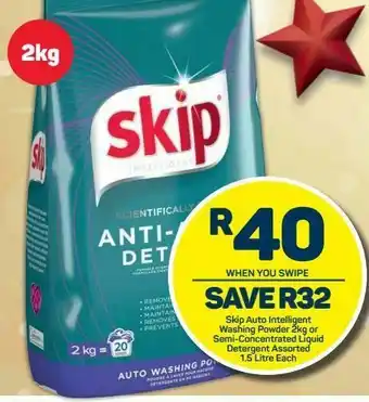 Pick n Pay Skip auto washing powder offer