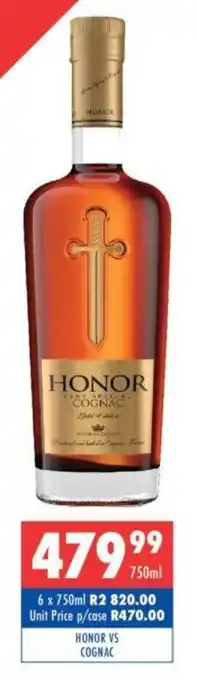 Ultra Liquors Honor vs Cognac offer