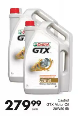 Castrol GTX Motor Oil 20W50