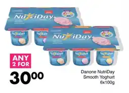 Save Hyper Danone NutriDay Smooth Yoghurt offer