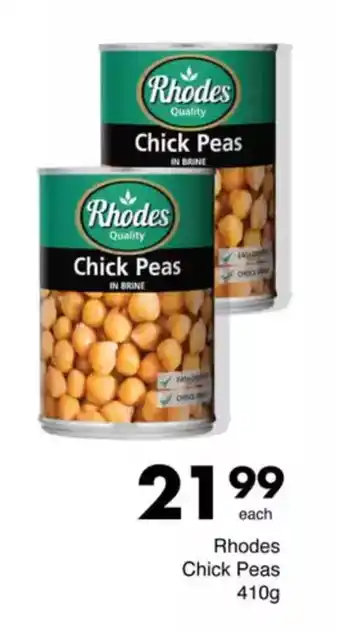 Save Hyper Rhodes Chick Peas offer