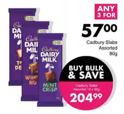Save Hyper Cadbury Slabs Assorted offer