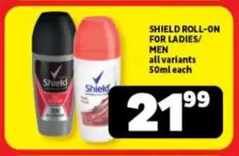 Usave Shield roll-on for ladies/ men all variants offer