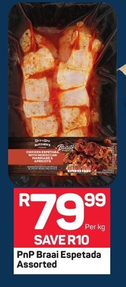 Pick n Pay PnP Braai Espetada Assorted offer
