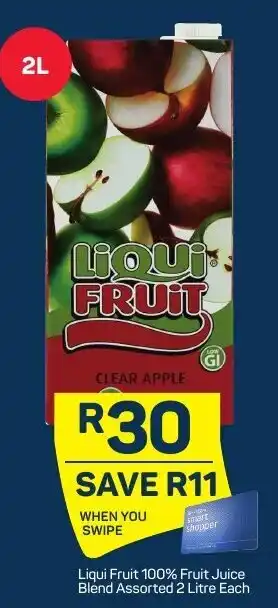 Pick n Pay Liqui Fruit 100% Fruit Juice Blend 2 Litre each offer