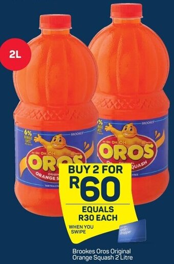 Pick n Pay Brookes Oros Original Orange Squash 2L offer