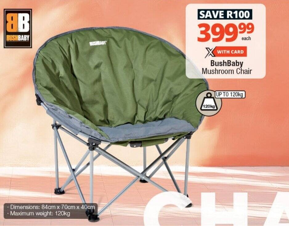 BushBaby Mushroom Chair offer at Checkers