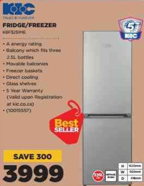 KIC Fridge/Freezer offer at HiFi Corp