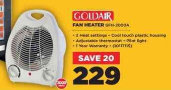 HiFi Corp Goldair Fan Heater offer