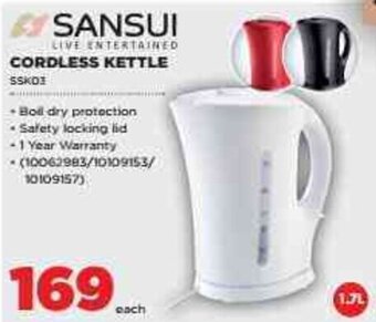 HiFi Corp Sansui Cordless Kettle offer