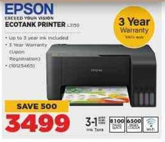 HiFi Corp Epson Ecotank Printer offer