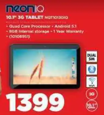 HiFi Corp NeonIQ 3G Tablet offer