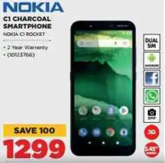 HiFi Corp Nokia C1 Charcoal Smartphone offer