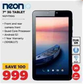 HiFi Corp Neon 7" 3G Tablet offer