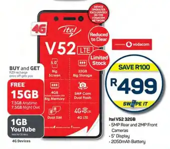 Pick n Pay Itel V52 32GB offer