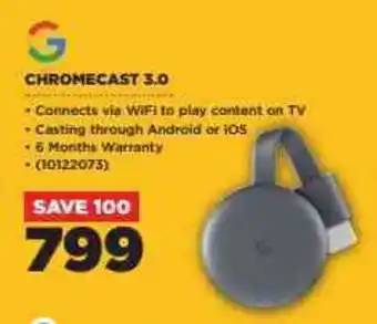 HiFi Corp Chromecast 3.0 offer