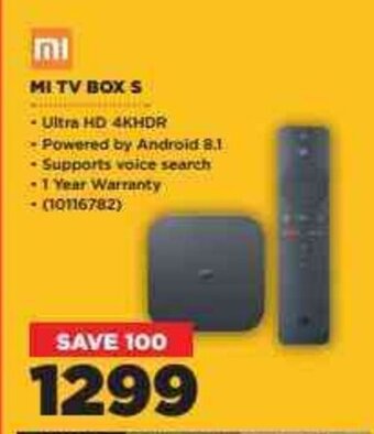 HiFi Corp Mi TV Box S offer