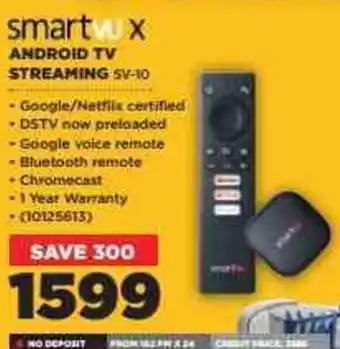 HiFi Corp Smart WX Android TV Streaming SV-10 offer