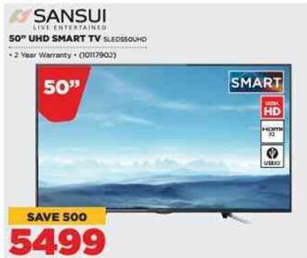 HiFi Corp Sansui 50" UHD Smart TV offer
