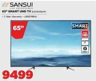 HiFi Corp Sansui 65" Smart UHD TV offer