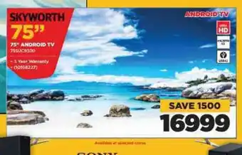 HiFi Corp Skyworth 75" Android TV offer