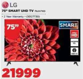 HiFi Corp LG 75" Smart UHD TV offer