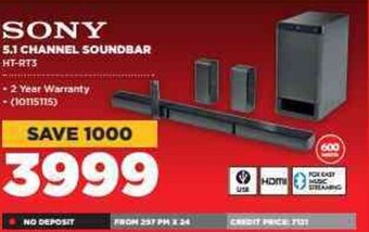 HiFi Corp Sony 5.1 Channel Soundbar offer
