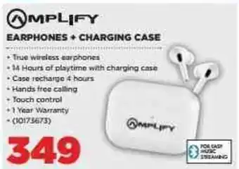 HiFi Corp Amplify Earphones + Charging Case offer