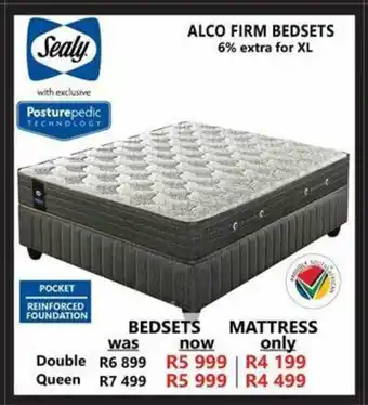 Tafelberg Furnishers Sealy - Alco Firm Bedsets - Queen offer