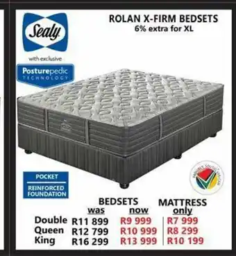 Tafelberg Furnishers Sealy - Rolan X-Firm Bedsets - Queen offer