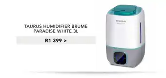 Taurus Humidifier Brume Paradise White 3L