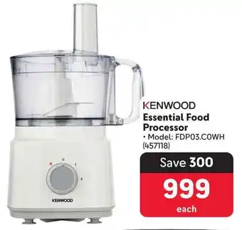 Makro KENWOOD Essential Food Processor offer